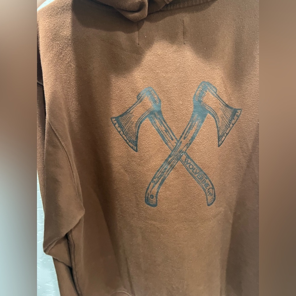 Wolverine Chestnut Brown Hoodie - Picture 5 of 6